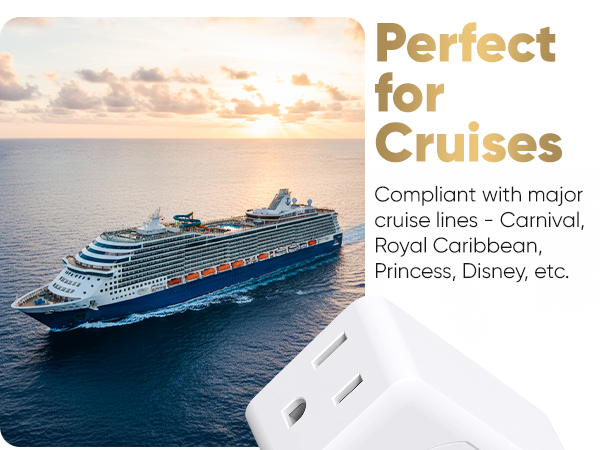 Perfect for Cruisesfect outlet for cruises