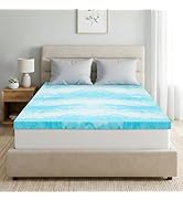 IULULU Twin XL Size Mattress Topper, 2 Inch Gel Memory Foam Topper, Light Comfort Upgrade, CertiP...