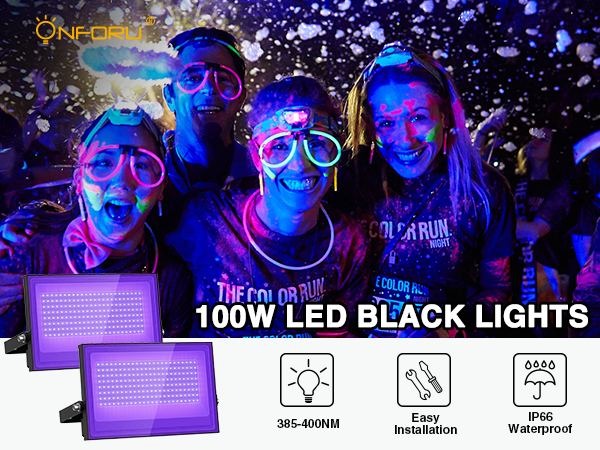 black light flood light