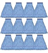 Matthew Cleaning Heavy Duty Mop Head Commercial Replacement for General and Floor Cleaning, Wet I...
