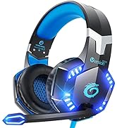 VersionTECH. G2000 Gaming Headset for PS5 PS4 PC Xbox One, Surround Sound Over Ear Headphones wit...