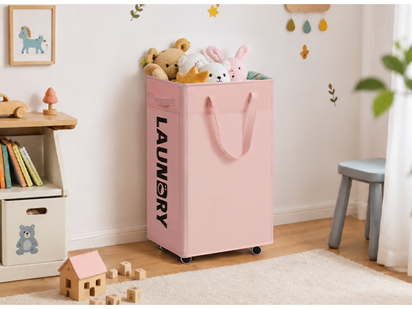 Goodpick Laundry Basket with Wheels