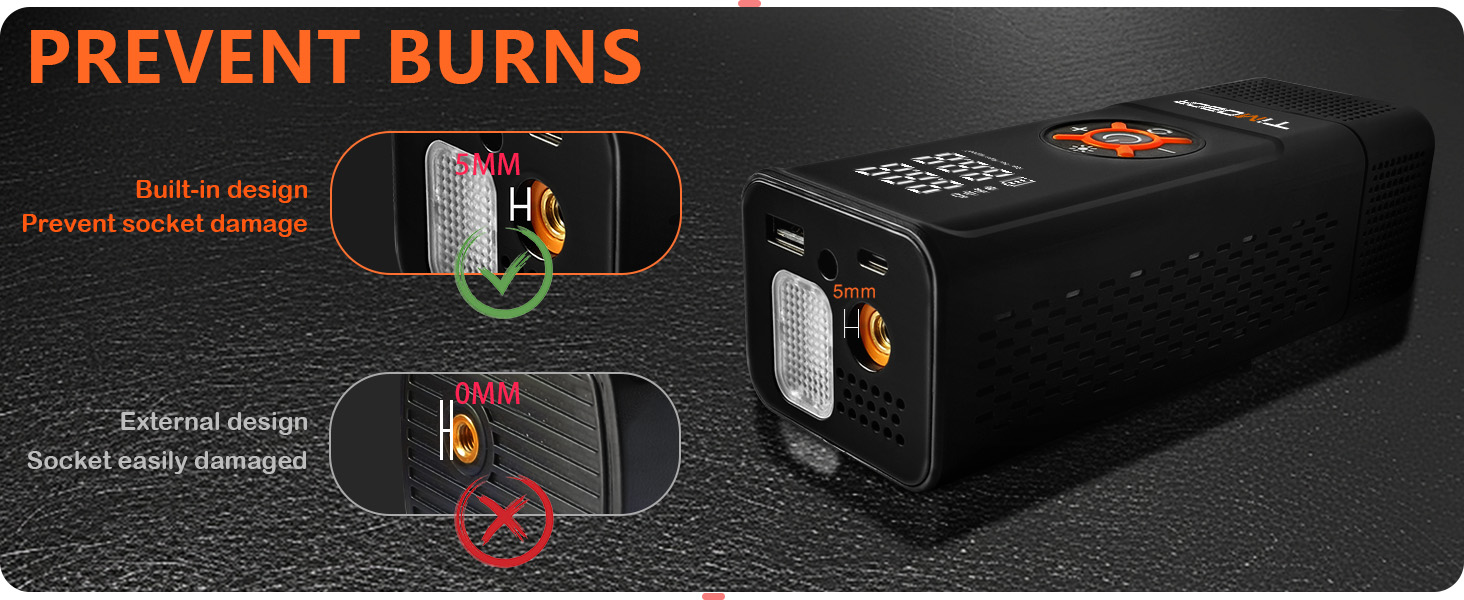 Portable Tire Inflator Air Compressor