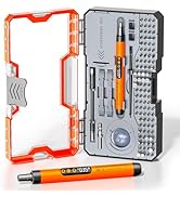 ANVANNA Mini Electric Screwdriver Set 120-IN-1: UnaMela Small Electric Screwdriver Cordless - 120...