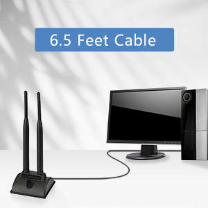 wifi antenna with long extension cable