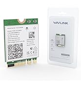 WAVLINK WiFi 6E Wireless Card with Bluetooth 5.3, 2026 Tri-Band AXE5400 NGW Network Card, Intel A...