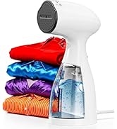 Becoolpet Handheld Steamer for Clothes Wrinkle Removes,Garment Steamer 110V to 240V,1000W,Large W...