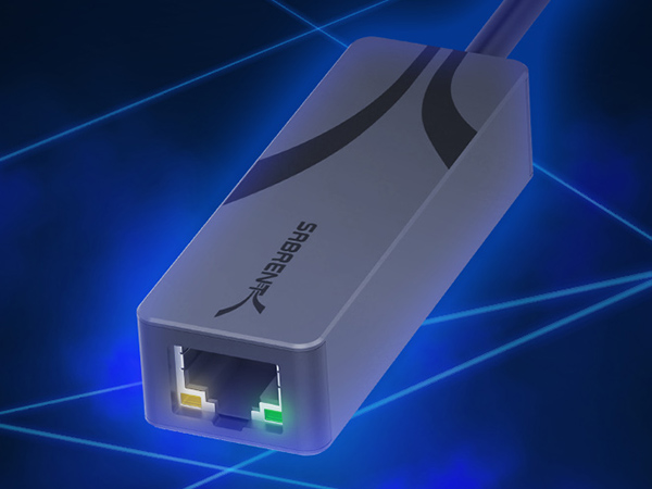 SABRENT Realtek-Powered 2.5G Ethernet Port Close-up View