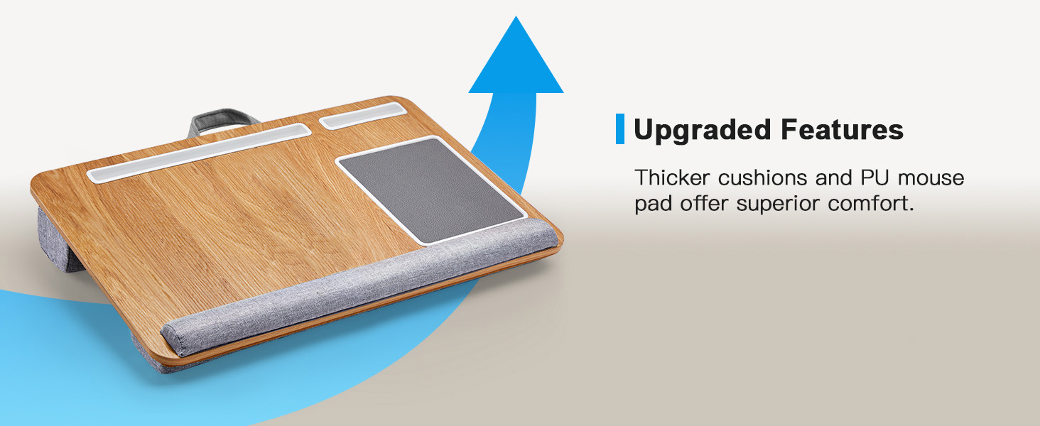 HNLD3 lap desk with cushion lap desk laptop tray for lap laptop lap desk laptop stand for bed