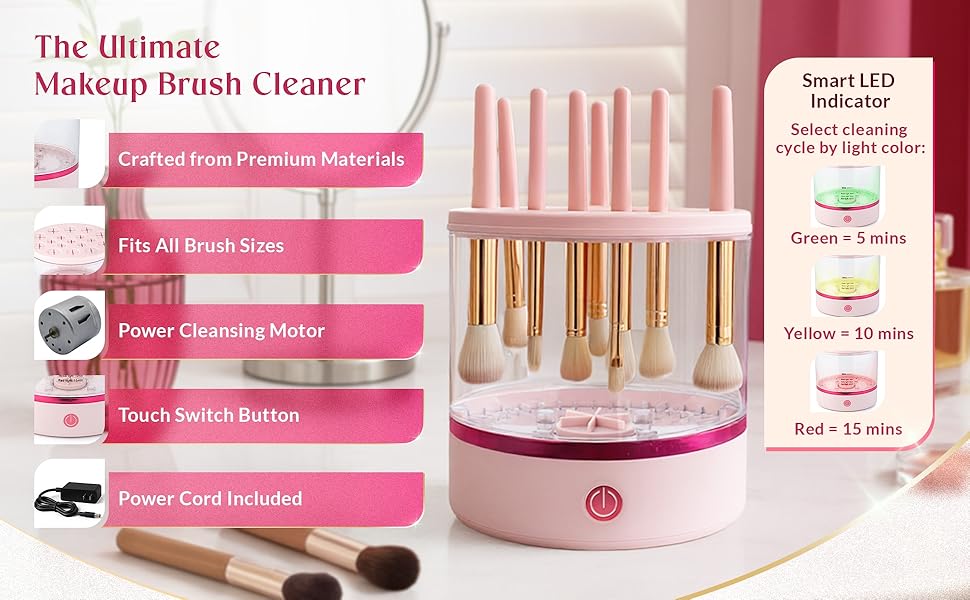 makeup brush cleaner, makeup brush cleaner machine, electric makeup brush cleaner machine