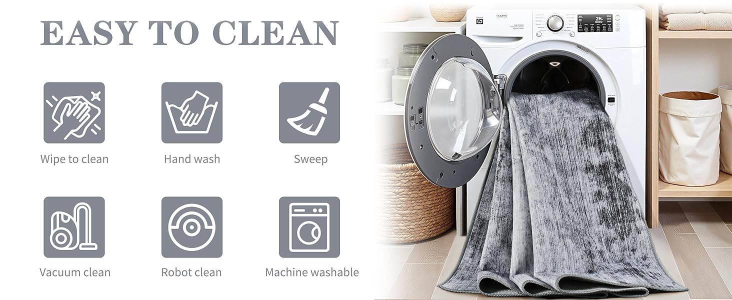 washable area rug