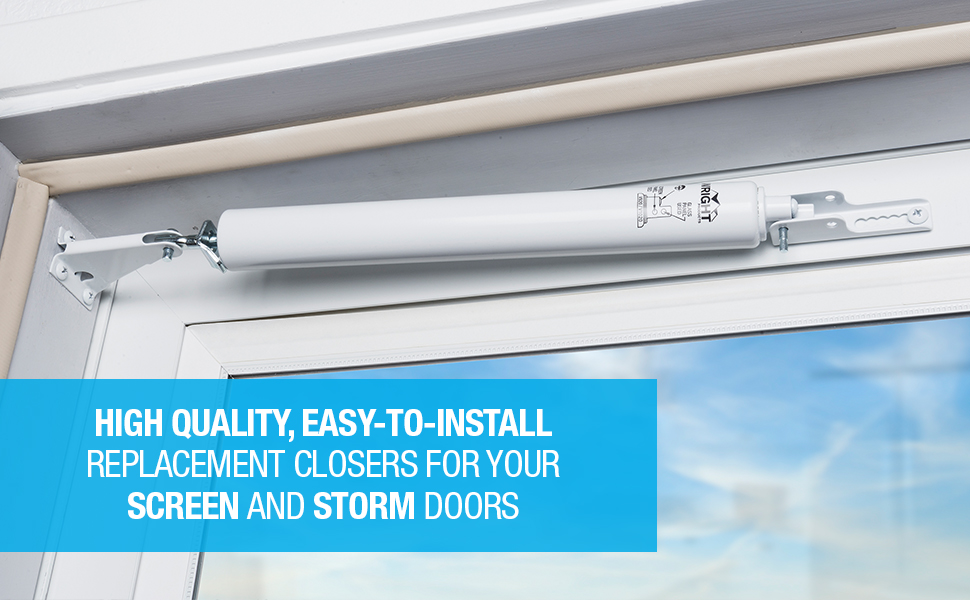 high quality easy to install replacement closers for your screen and storm doors