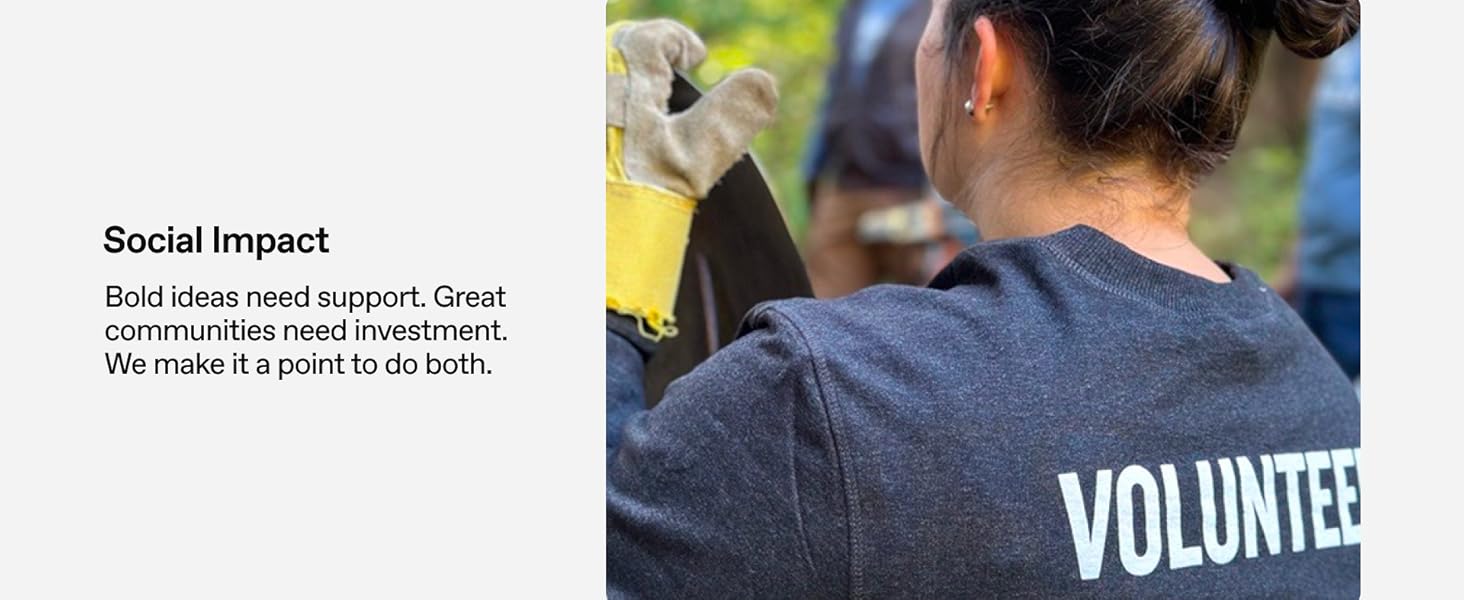 Social Impact: Great communities need investment. We make it a point to do both.