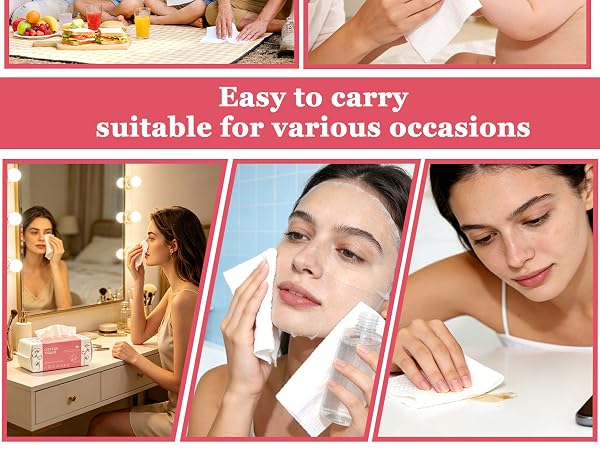 disposable face fowel suitable for various occasion