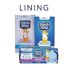 assortment of cat litter box liners