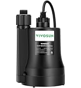 VIVOSUN Submersible Water Pump, 1/3HP 1980GPH Utility Pump, Thermoplastic Sump Pump with 10ft Cab...