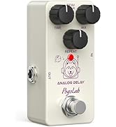Pogolab Delay Pedal, Delay Pedals for Electric Guitar, Analog Delay Guitar Pedal, DC 9V True Bypa...
