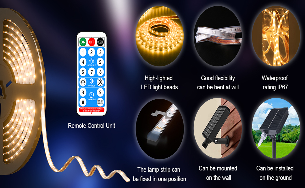 Solar led strip