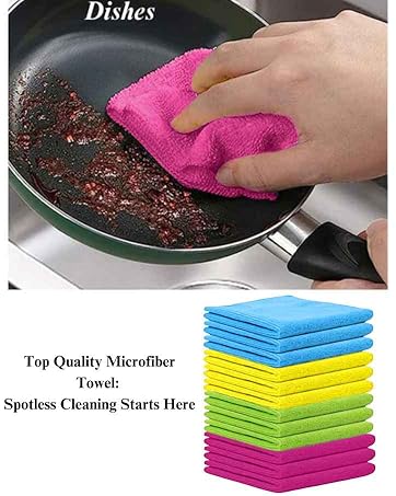 Microfiber Cleaning Cloth for Household, Kitchen