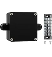 ABS IP67 Waterproof Dustproof Electrical Junction Box, with 15A 600V Barrier Terminal Cable Conne...