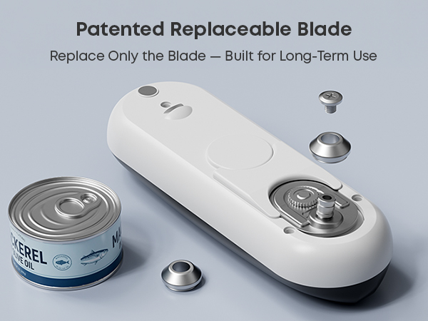 Electric Can Opener, Rechargeable Can Opener for Kitchen for Seniors with Arthritis