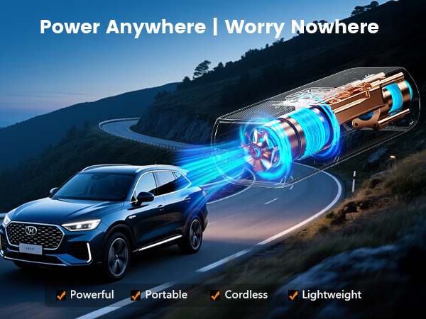 T05 Tire Inflator Portable Air Compressor