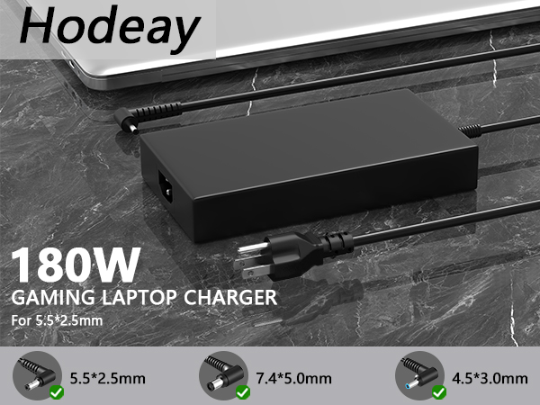 For MSI 180W Laptop Charger