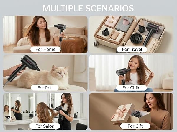 MULTIPLE SCENARIOS Hair dryer