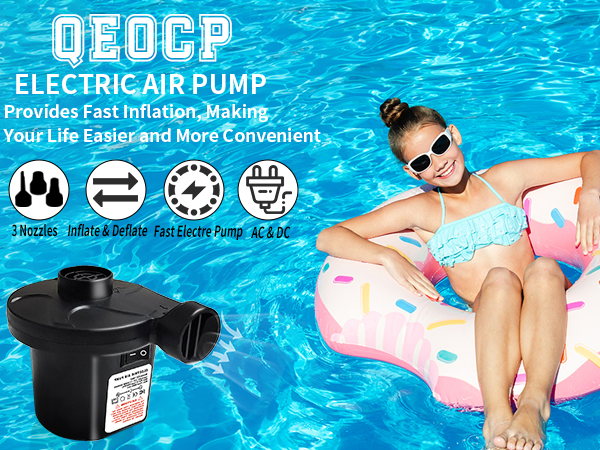 electric air pump portable air pump for inflatables electric air pump for inflatable mattress pump