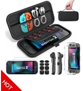 MoKo Switch 2 Accessories Bundle Kit for Nintendo Switch 2 (2025), 14 in 1 Gift Kit with Carrying...