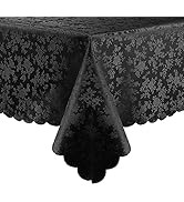 smiry Rectangle Table Cloth, Waterproof Heavy Duty Vinyl Tablecloths, Wipeable Washable Table Cov...