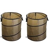 WHuaRunSen Collapsible Trash Can, 24 Gallon Portable Trash Can for Camping, Camping Trash Bag Hol...