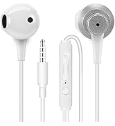 MAS CARNEY Wired in-Ear Earphones WH5, Metal Earbuds with Microphone, Volume Remote Control for S...
