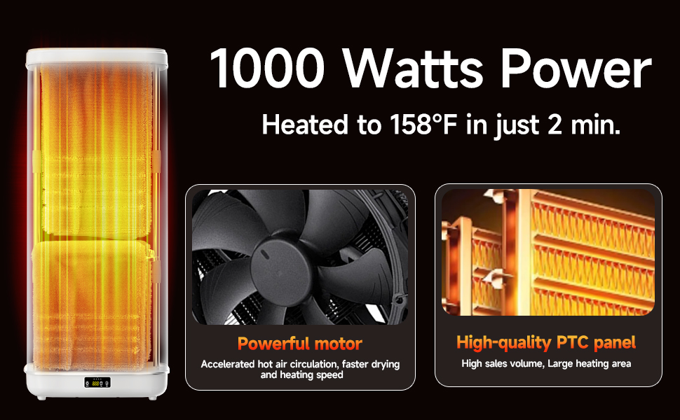 Heated to 158&amp;#39;F in just 2 min.