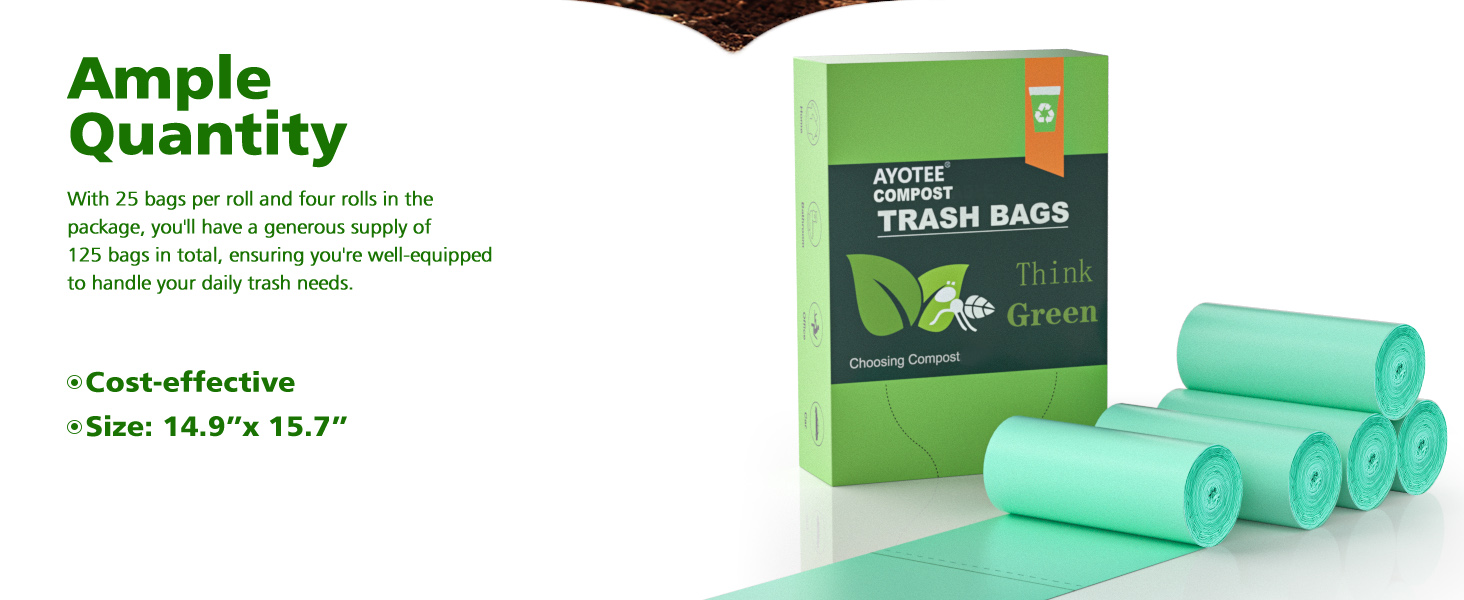 small bathroom garbage bags