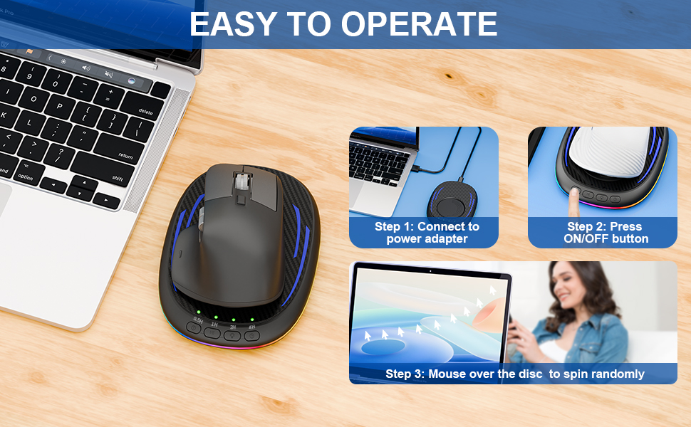 Plug and play mouse jiggler