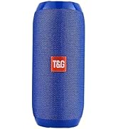 T&amp;G Portable Bluetooth Speaker, IPX4 Waterproof Wireless Speaker with Subwoofer, Stereo Pairing –...