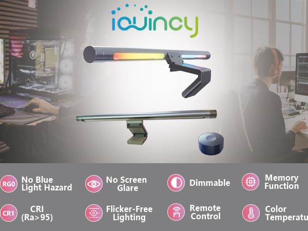 iQuincy monitor light bar