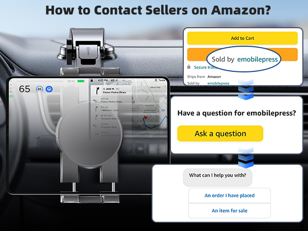 222 Tablet holder for car