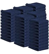 Tens Towels Pack of 60 Washcloths, 12 x 12 Inches, Lighter Weight, Quick to Dry, Super Soft &amp; Abs...