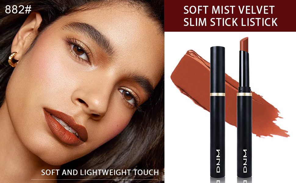 High Pigmented Slim Lipstick Long Lasting Waterproof
