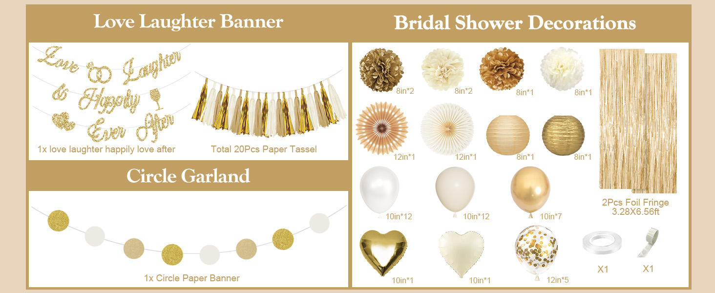 wedding shower decorations