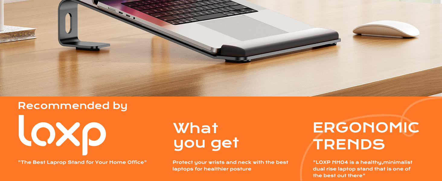 Laptop Stand for Desk with Wrist Protection Laptop riser for desk computer stand for laptop