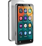 MP3 Player with Bluetooth and WiFi, 4" Full Touch Screen MP4 Spotify, Android Streaming Music Pan...