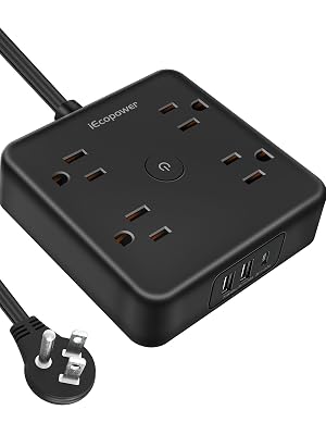 usb power strip power strip flat plug