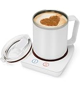 VOBAGA Mug Warmer with 15oz Mug Set, Smart Coffee Cup Warmer with Auto Shut Off &amp; Temperature Set...