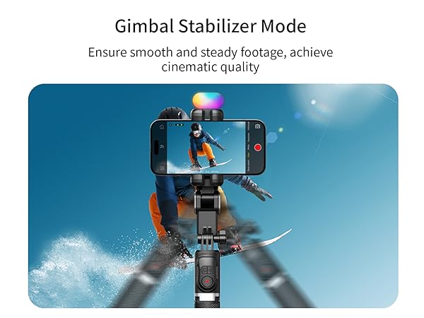 gimbal stabilizer for iphone gimbal tripod for cell phone selfie stick tripod