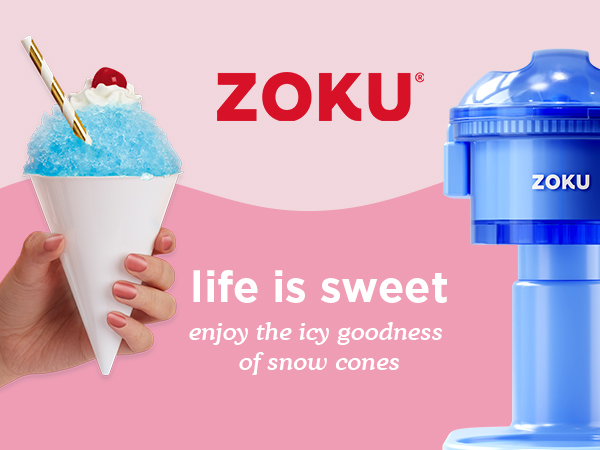 Enjoy the icy goodness of snow cones with the ZOKU Snow Cone Machine