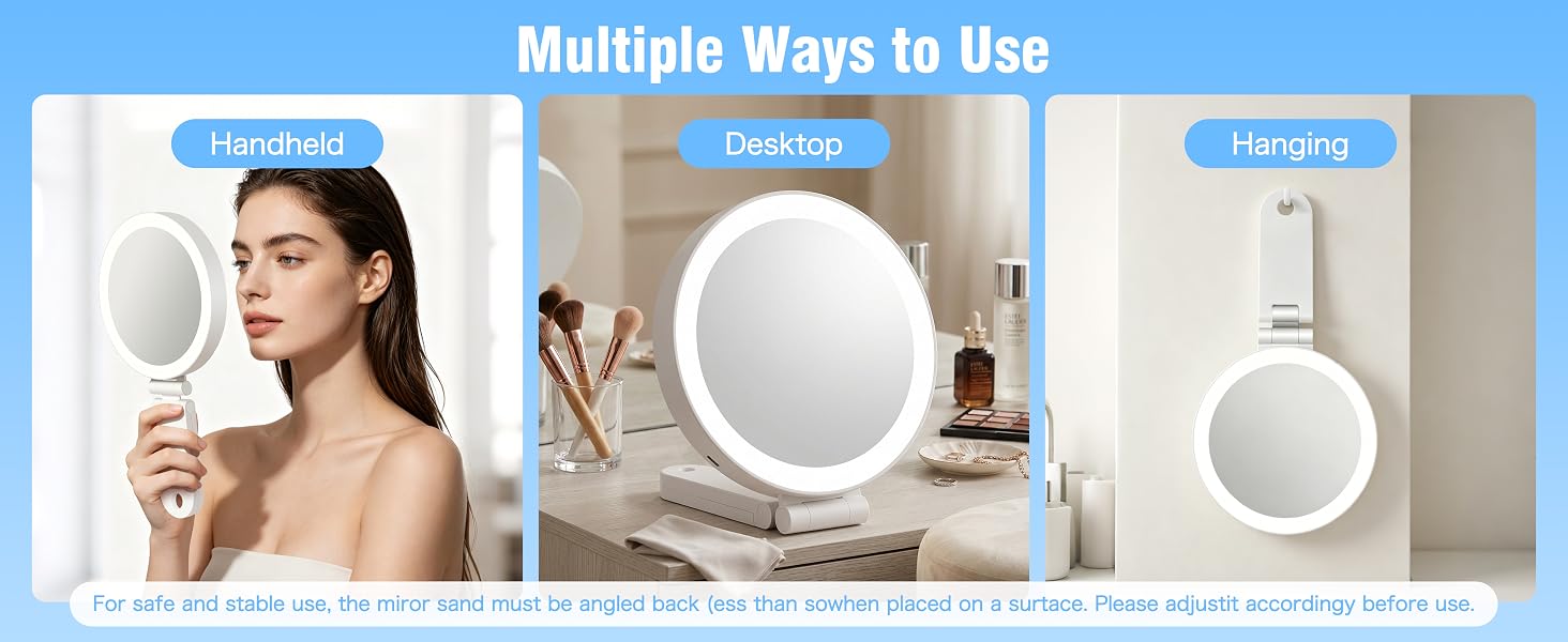 Magnifying Mirror with Lights
