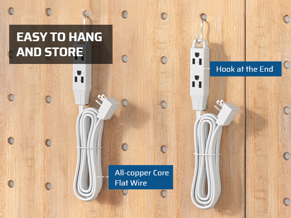 3 outlets extension cord